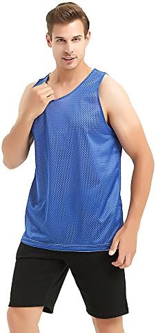 Toptie reverzibilni košarkaški dresovi muški tenk Top Mesh tenk lacrosse dres za odrasle mladež