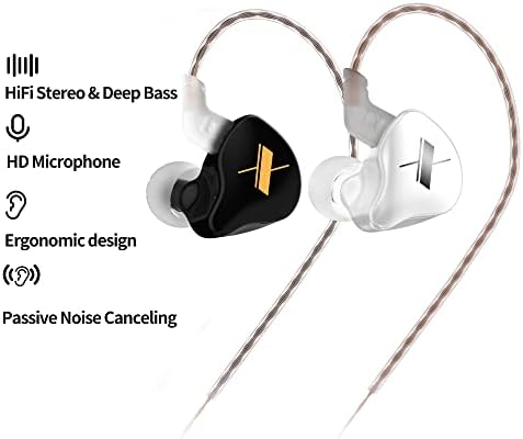 KZ EDX ožičene slušalice u ušnom nivou HiFi slušalice 3,5 mm odvojive 2PIN IEM BASS Glazbene slušalice