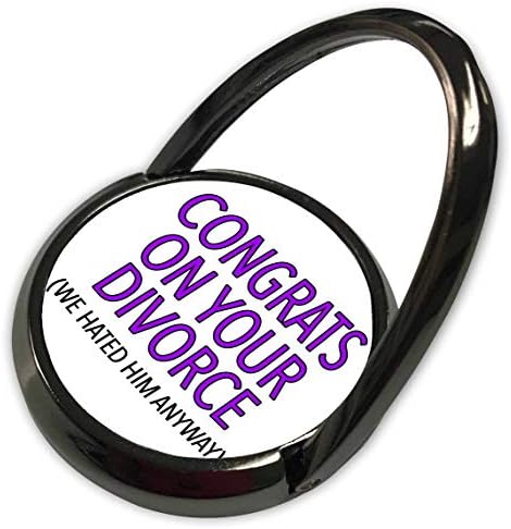 3Drose Evadane - Smiješne izreke - Čestitamo na vašem razvodu Purple - Telefonski prsten