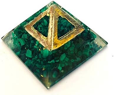 Crystalmiracle malahit orgonit mali piramidalni kristalni iscjeljivanje feng shui matični ured dar reiki metafizički dragulj energija