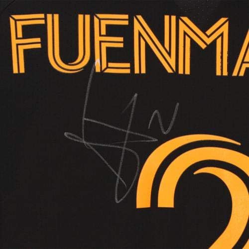 Alejandro Fuenmayor Houston Dynamo Autographed Metch -korišteni 2 Black Jersey iz sezone 2020 MLS - Autografirani nogometni dresovi