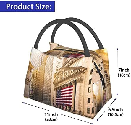 Torba za ručak s tiskanim paketom-prijenosna višenamjenska torba za toplinsku izolaciju pogodna za piknike, izlete u ured