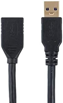 Kabel Monoprice USB A - USB-A 3.0 - 0,5 metara - Crna za Playstation, hard disk, Xbox, USB izbrisivi memorijski pogon, uređaj za čitanje
