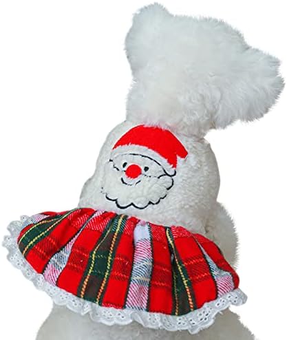 Božićna pseća odjeća snjegovića džemperi topli pseći odmor džemperi luk haljina psa haljina za kućni ljubimac božićna odjeća kostim