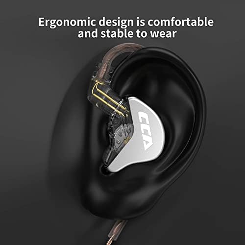 CCA CRA EARBUDS, U EAT MONITORS SHIŠTE IEM sa savjetima za uši Clear Sound Super Bass, Professional Wired in Ear Earphones na pozornici
