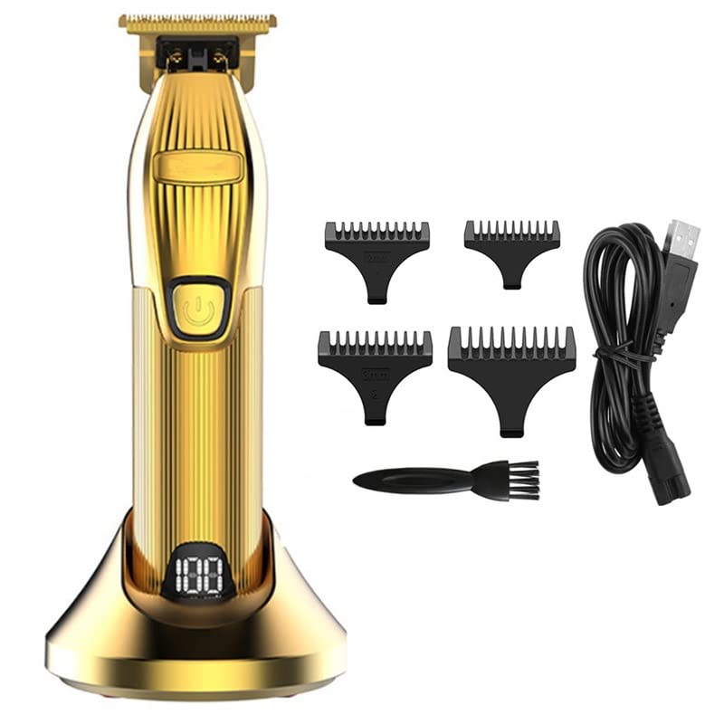 Trimer za šišanje kose, profesionalna električna snažna frizerska mašina za šišanje kose punjiva mašina za šišanje za muškarce LED