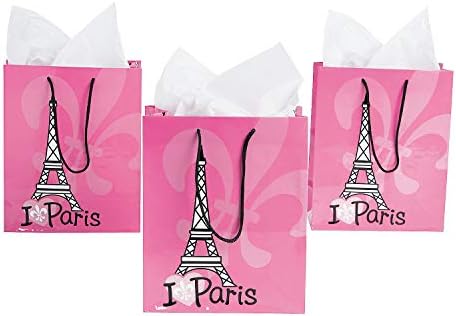 Pariška poklon vrećica za rođendanske potrepštine