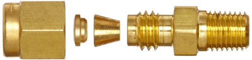 Prikladniji mesinga priključak za компрессионной cijevi Parker A-Lok 4MSC2N-B, adapter, vanjski promjer cijevi 1/4 inča x 1/8 inča