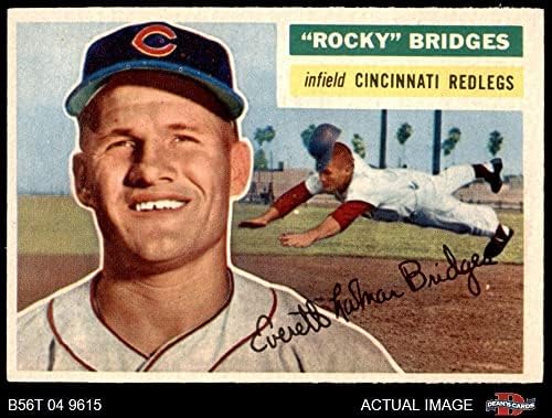 1956. Topps 324 Rocky Bridges Reds 5 - Ex B56T 04 9615 - Kartice za bejzbol s pločama