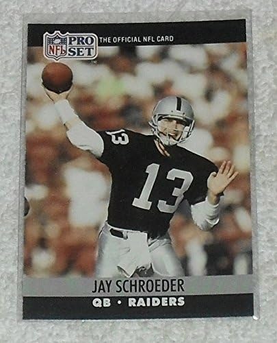 Jay Schroeder 1990 Pro Set NFL Football Card 548