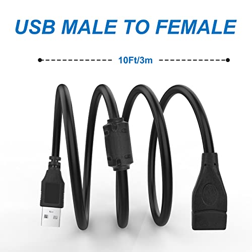 USB 2.0 kabel za proširenje, 16ft/5M velike brzine kabela za produženje kabela Upišite prijenos sinkronizacije mužjaka do ženki za