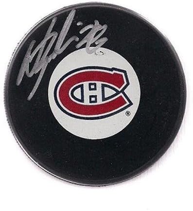 Nathan Beaulieu potpisao je Montreal Canadiens - NHL golove s autogramima