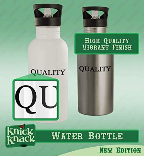 Knick Knack pokloni Aggres - boca vode od nehrđajućeg čelika od 20oz, srebro