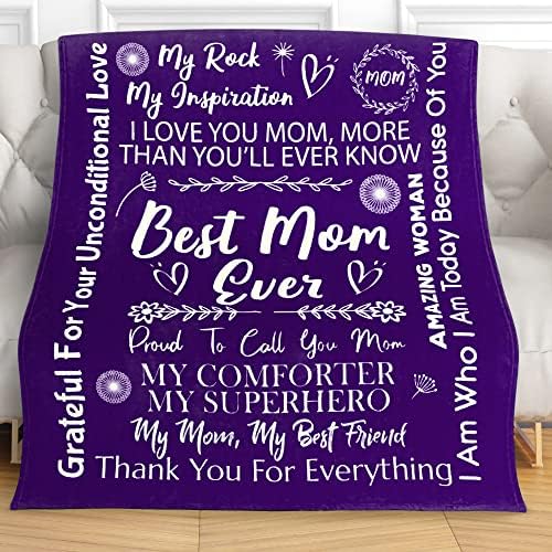 Luxe Extreme Mom pokrivač, za mamu, rođendanske poklone za mamu od kćeri ili sina, najbolja mama ikad poklon pokrivač, mama pokloni