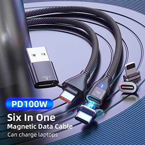 Boxwave kabel kompatibilan s JVC HA-S20BT-Magnetosnap Pd ALLCALKER kabel, magnet PD 100W kabel za punjenje USB Type-C Micro USB za