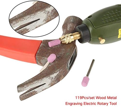 119pcs alati za poliranje brušenja, izdržljivi čvrsti alat, tvrd i osjetljiv za odljeve, zavarene spojeve obojeni metali