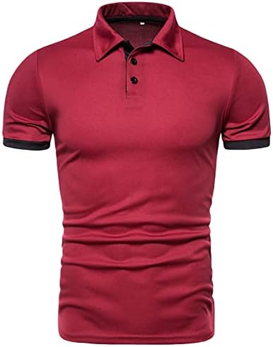 Muška modna klasična košulja za golf casual tanki fit basic Basic Dizajnirani vrhunski krupni kratki rukav kratki rukav