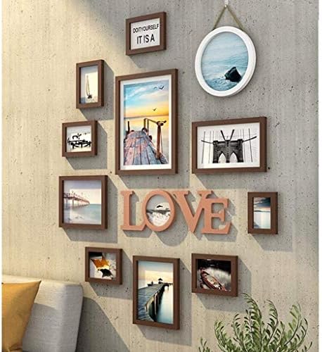 Mxiaoxia Photo Wall - Set vrijednosti fotografije okvira, okviri za slike zidne umjetničke galerije za dekor kućne sobe