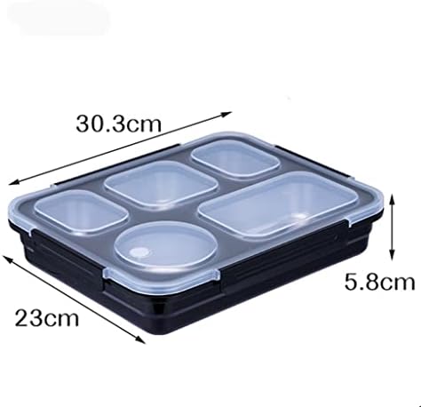 Kutija za ručak velikog kapaciteta od nehrđajućeg čelika kutija za ručak za odrasle mikrovalna kutija za ručak za uredske radnike kuhinjski