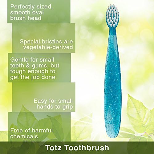 Polumjer - Totz četkica za zube, posebno dizajnirana za male zube i desni, 18 mjeseci i više