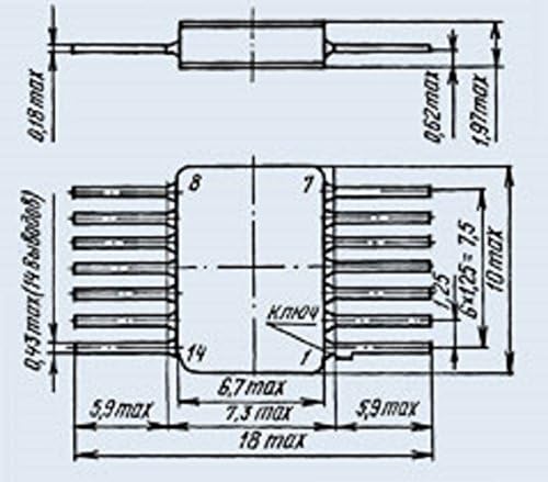 S.U.R. & R alati IC/Microchip 134LB1A Analog SN54L00 USSR 1 PCS