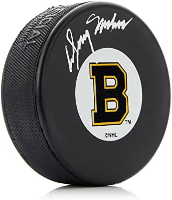 Hokejaški pak Boston Bruins s autogramom Douga Monsa-NHL Pakovi s autogramima