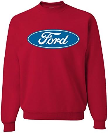 Tee Hunt s licencom Ford logotip novitet treninga Crewneck FOMOCO TRUKCIJA PERFORMAN
