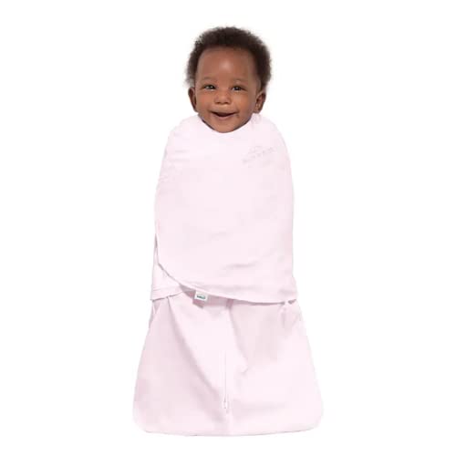 Halo pamuk Sleesack Swaddle, trosmjerno podesivo nošenje pokrivača, Tog 1,5, novorođenče, mekana ružičasta i krem ​​snop