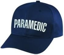 Paramedic - kapica/ šešir - bijela/ tamna mornarsko plava, podesiva - paramedic, EMT, EMS medicinska sestra, hitna pomoć, prvi odgovor