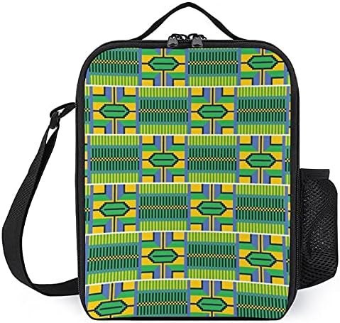Afrička plemenska prijenosna izolacijska torba za ručak, torba za hranu, kutija za kontejnere za hranu za posao, školski piknik