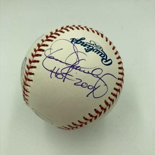 Carl Yastrazeski Carlton Fisk Tom Seaver Red Sox Legends potpisao bejzbol JSA - Autografirani bejzbol