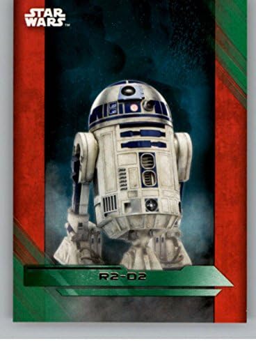 2017 Topps Star Wars Posljednja Jedi Green Trading Card 13 R2-D2