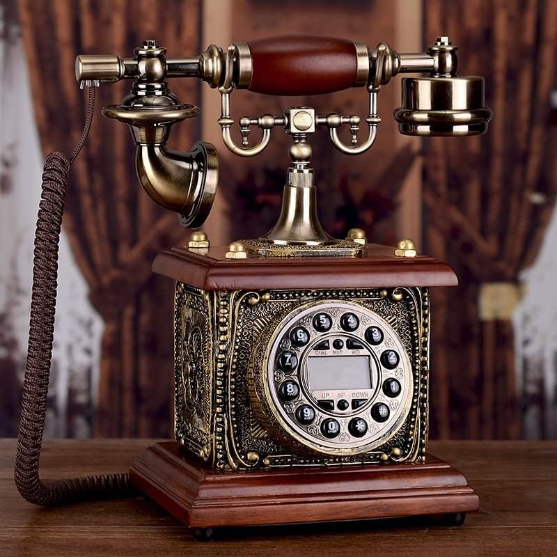 Rotacijski biranje telefona kućni ured fiksna limena ožičena rotacijski biranje telefona europski ukras dnevni boravak stil