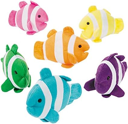 Plišavi klaunski lopov riba - igračke - 12 komada