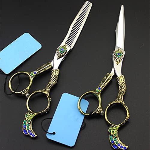 Škare za rezanje kose, 6 -inčni vrhunski Japan 440C Phenix Skissors Scissors Set rezanje alata za šminkanje brijača Shijevi škare za