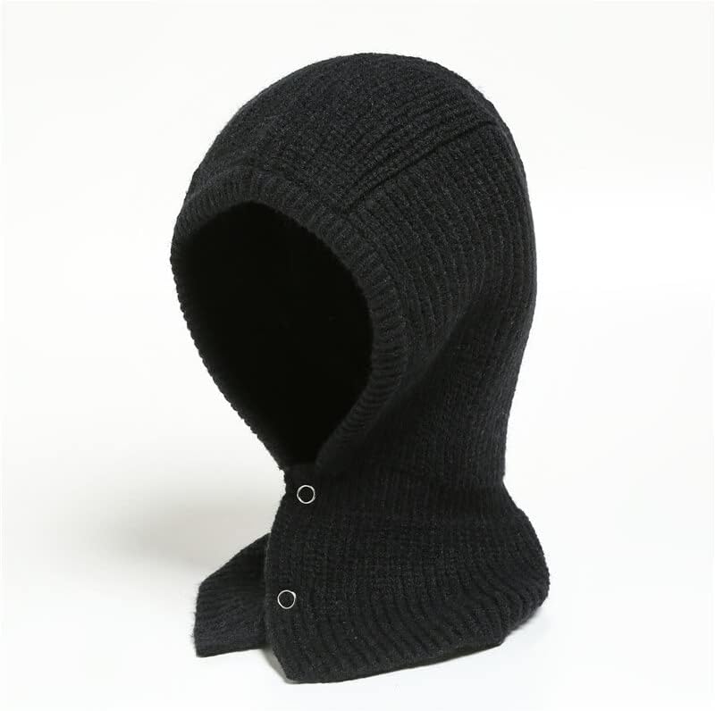 Narcnton maska ​​za lice maska ​​kapica vanjski unisex šal pletena posada vrat šal dame zima topli šešir