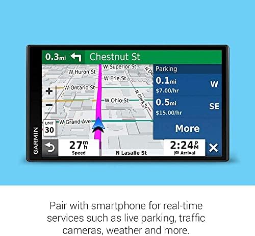 65 & Pa; Pa; Pa: Pa-navigator s 6,95-inčnim zaslonom, hands-free funkcijom, omogućenim prometnim upozorenjima i informacijama za obogaćivanje