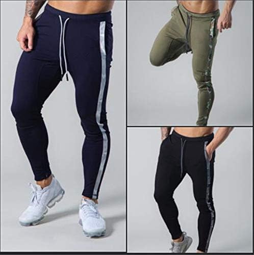 ANDONGNYWELL muški ležerni trening trening trening pantaloons protežu se pamučne džepne hlače s nogama