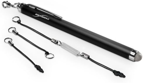 Olovka olovke za Samsung Galaxy Book Flex 2 Alpha - Evertouch Capacitive Stylus, vlaknastim vrhom kapacitivna olovka - Jet Black