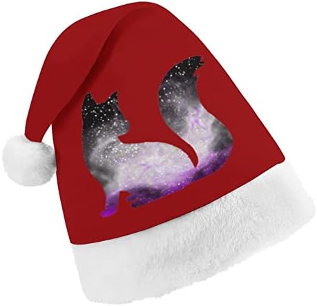 Božićni šešir bespolne svemirske mačke personalizirani šešir Djeda Mraza smiješni Božićni ukrasi