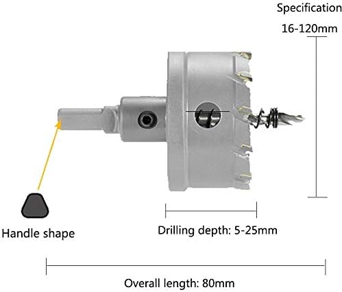 Svrdlo od 1pc 16-100 mm 910 karbidni vrh svrdla za bušenje svrdla za bušenje rupa rezač za bušenje metala od nehrđajućeg čelika legura