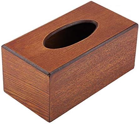 Kutija od drvenog tkiva zyyini, pravokutna kutija za tkivo elegancija kutija za drveno tkivo za spavaću sobu u dnevnoj sobi kuhinja