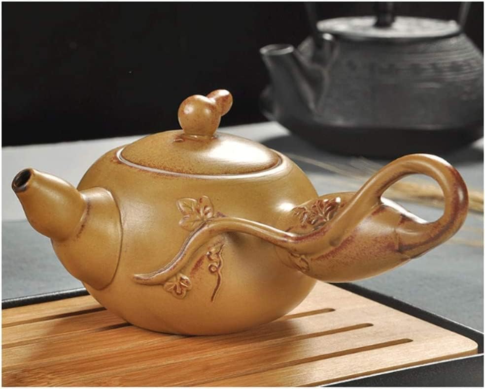 Moderni čajnici jednostavni kućni kamenčani softver Gourd bočna ručka keramički ručno izrađeni aparat za čaj s čajnim čajnicima