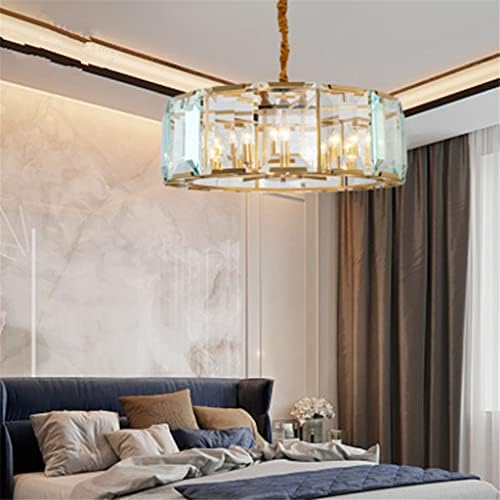 FKSDHDG Moderni stakleni luster za dnevnu sobu zlato LED sobe za viseće sobe za ukrašavanje kuće za osvjetljenje kuće