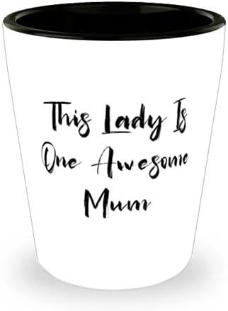 Čaša za mamu s gagged u ustima, ova dama je nevjerojatna mama, poklon za mamu, Zabava Sina i kćeri