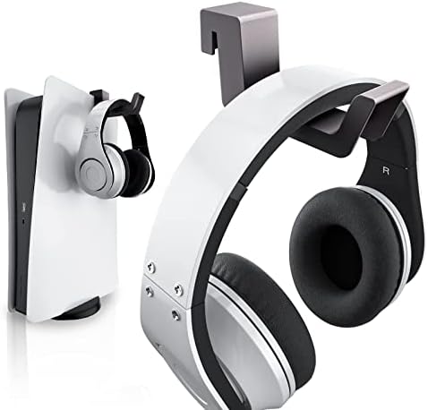 Stalak za slušalice 95, kuka za slušalice 95, vješalica za slušalice 95 kompatibilna s univerzalnim igraćim slušalicama - Crna