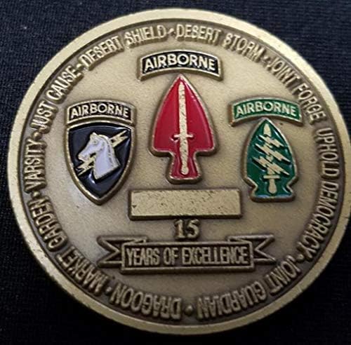 Phoenix Challenge Coins američka vojska 112. Signalni bataljon za specijalne operacije u zraku 15. godišnjica kovanica