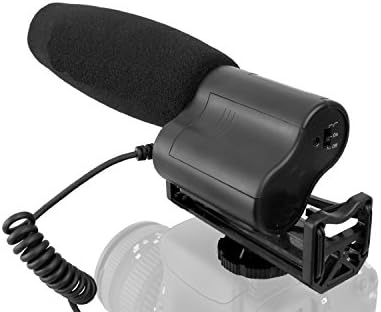 Mikrofon sa sačmaricom s vjetrobranskim staklom i mrtvim mačjim muffom za Panasonic Lumix DMC-FZ2500