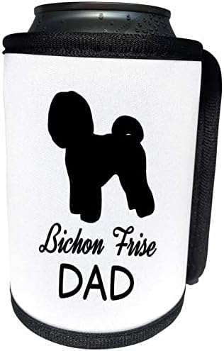 3Drose Janna Salak dizajnira Psi - Bichon Frize Dog Dad - Can Cooler Wrap boca