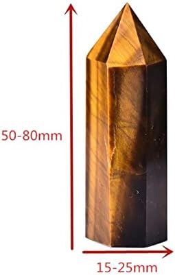 Prirodni tigar oka kristalna točka zacjeljivanje kamena kvarc kristalni štapić mineral 50-80 mm za ukrase za ukrašavanje kuće diy dar